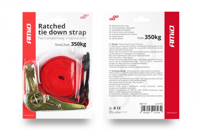 Chinga cu clichet 350kg 25mm 5m BELT-01 [3]