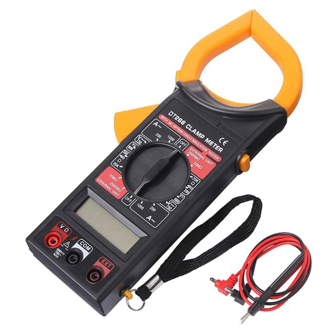 Clampmetru digital cu afisaj LCD, cu husa inclusa (multimetru digital) [3]