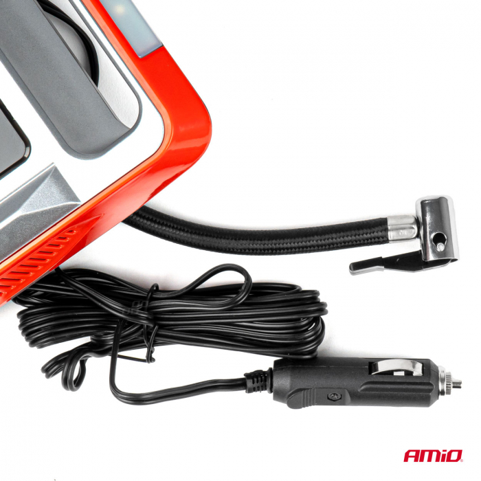 Compresor Auto Digital cu display LCD si lampa LED cu functie de iluminare si pulsare, alimentare 12V [6]