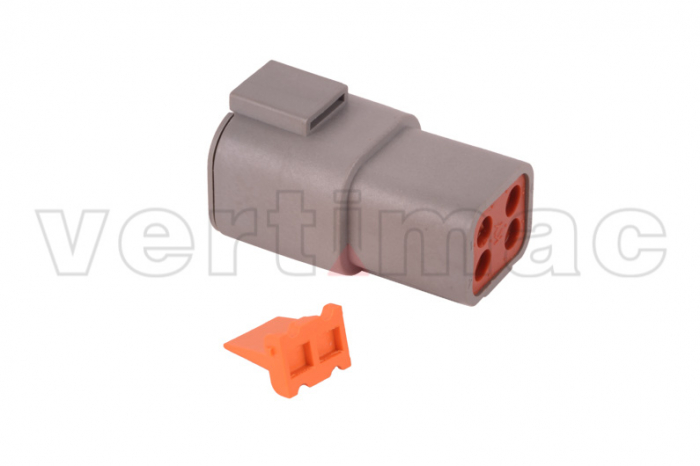 Conector electric Deutsch 4 pini mamă DTP04-4P CO-DTP04F [2]
