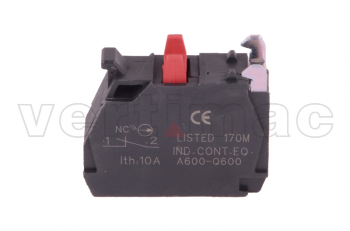 Contact normal deschis 10A cu buton roșu ZBE102 CB-102 [2]