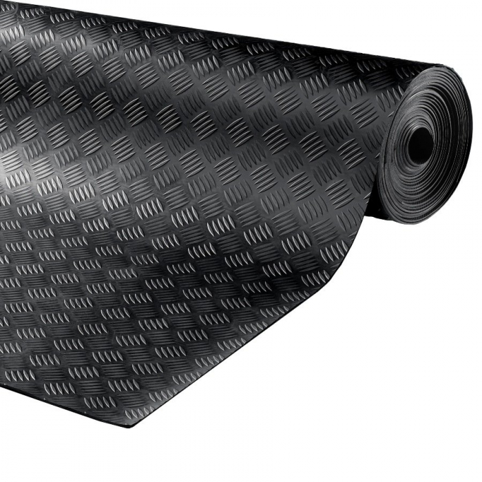 Covor Antiderapant din Cauciuc, Linoleum din Cauciuc pentru Protectie Podea Auto - model DIAMOND [1]