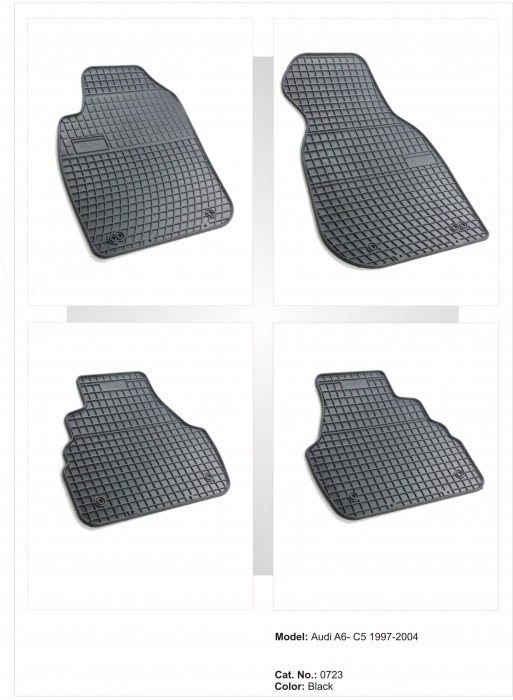 Covorase cauciuc AUDI A4 B7 typ8F 2004-2007 ( 0729, P30 ) [3]