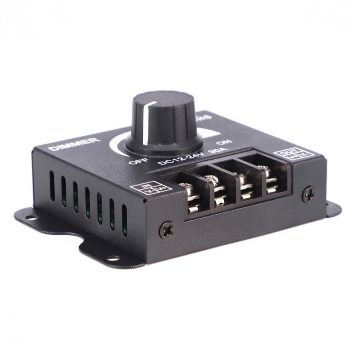 Dimmer LED cu reglaj manual, 12V - 24V, 360W - 720W, 30A [1]