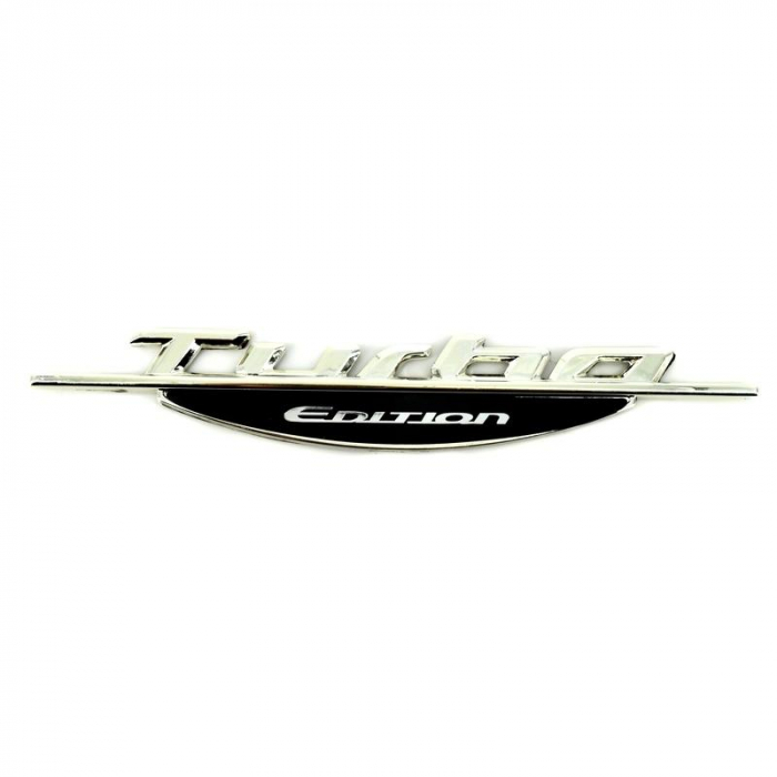 Emblema auto TURBO EDITION (reliefata 3D) - cu banda adeziva [1]