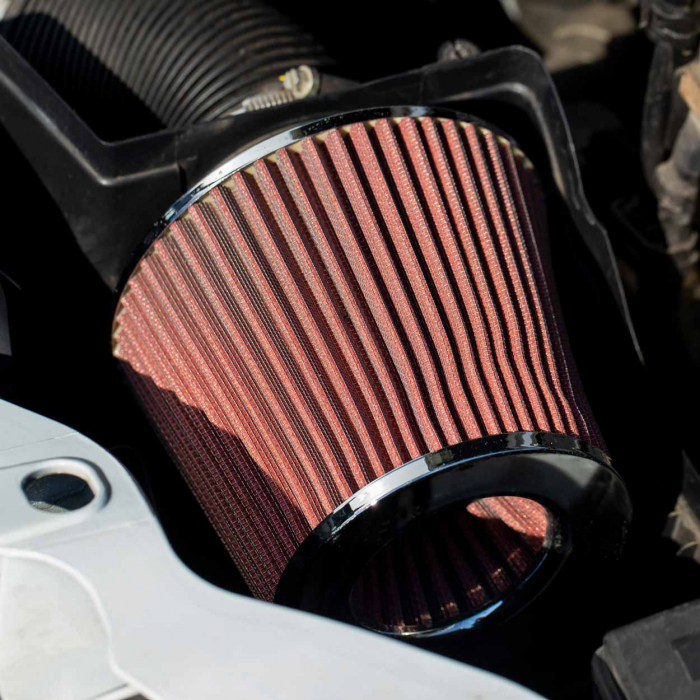 Filtru de aer conic Carbon cu 3 adaptoare [4]