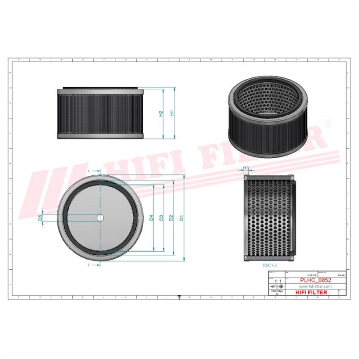 Filtru hidraulic JCB SH59107, SH 59107 [2]