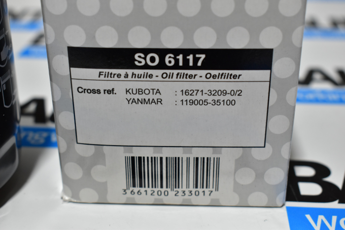 Filtru ulei motor SO6117, SO 6117, P502051, 15671610, 119005-35100, 1190053510012 , 11900535150, 11900535151, 119005-35160 , 124085-35111 , 124085-35112 , 124085-35113 , 124450-35110 , 124550-35111 [8]