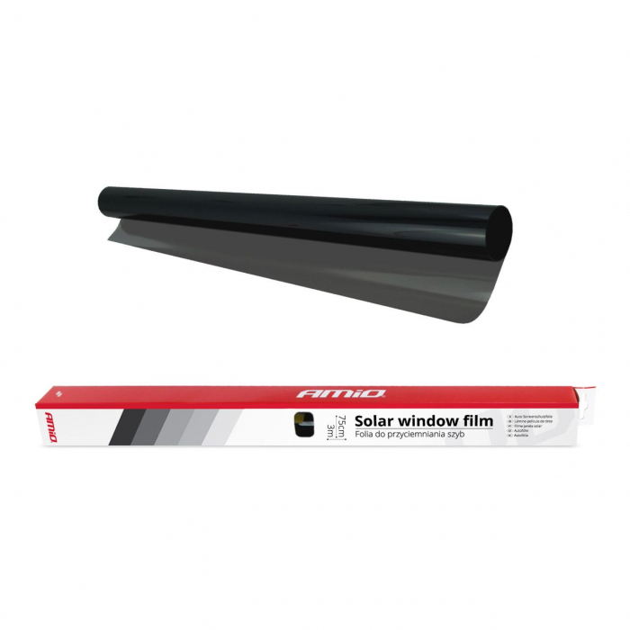 Folie fumurie pentru geamuri Mega Dark Black 0.5 x 3m (1%) [2]