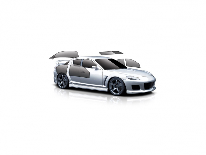 Folie Geamuri Auto dimensiune 3mx 0.75m - Ultra super Dark Black 0.1% [3]