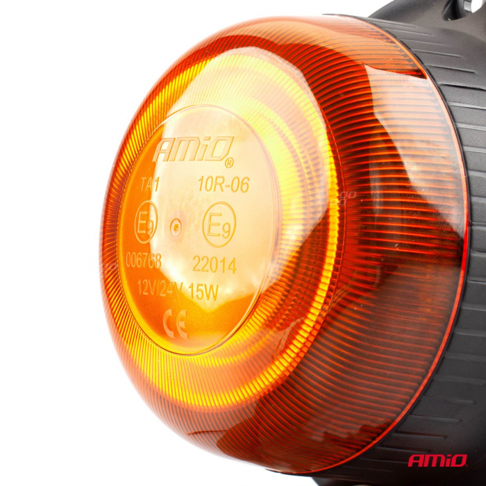 Girofar 18 leduri 12/24V W21 magnetic / 3 suruburi R65 R10 IP56 [8]