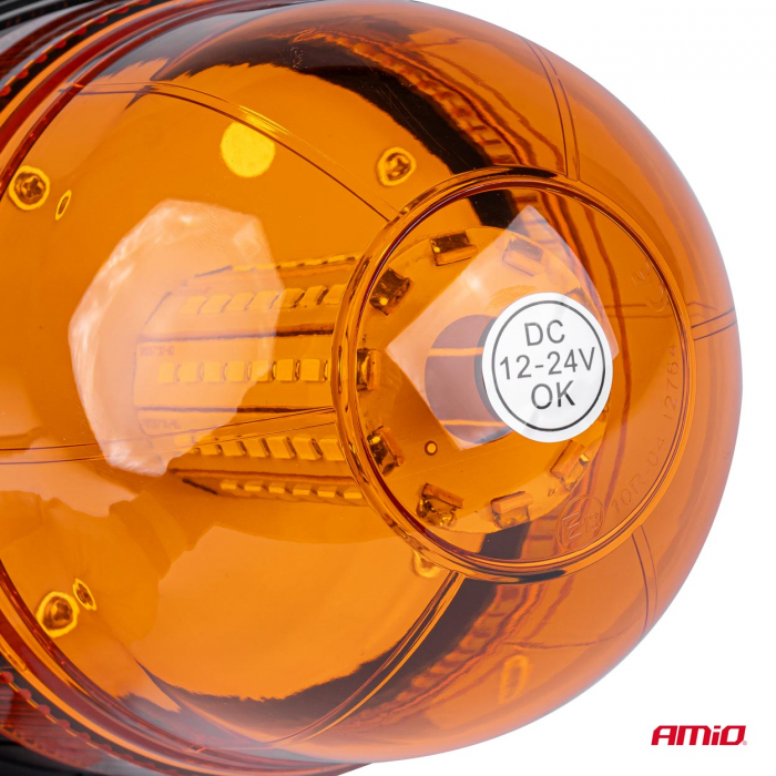 Girofar LED 12/24V cu Sticlă Galbenă - Model W09M MAG/3 BOLT [7]