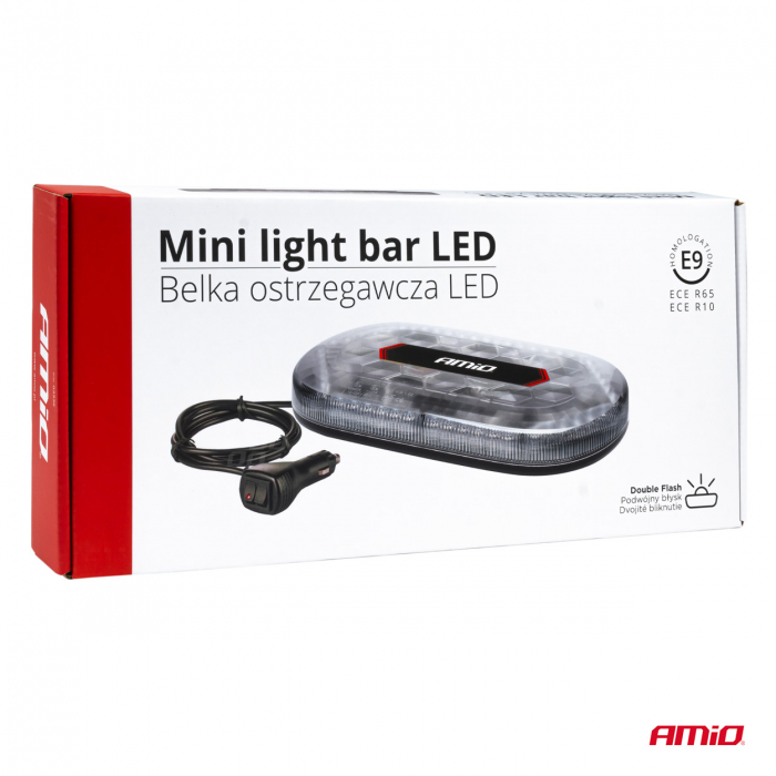 Girofar magnetic cu 48 leduri 12-24V 293x171mm R65 R10 [4]