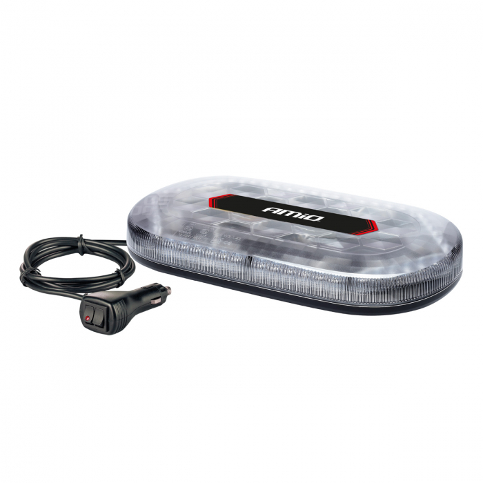 Girofar magnetic cu 48 leduri 12-24V 293x171mm R65 R10 [2]