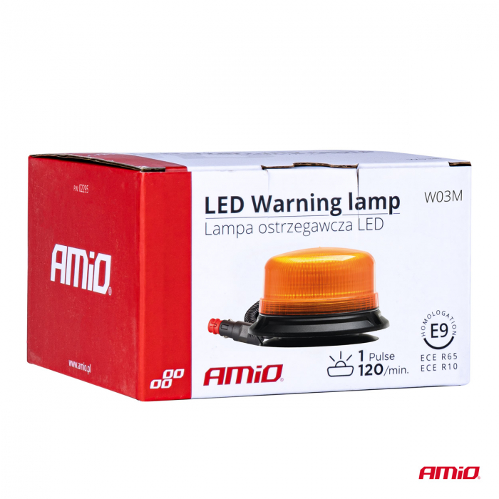 Girofar magnetic W03M R65 R10 36LED 12/24V IP56 [5]
