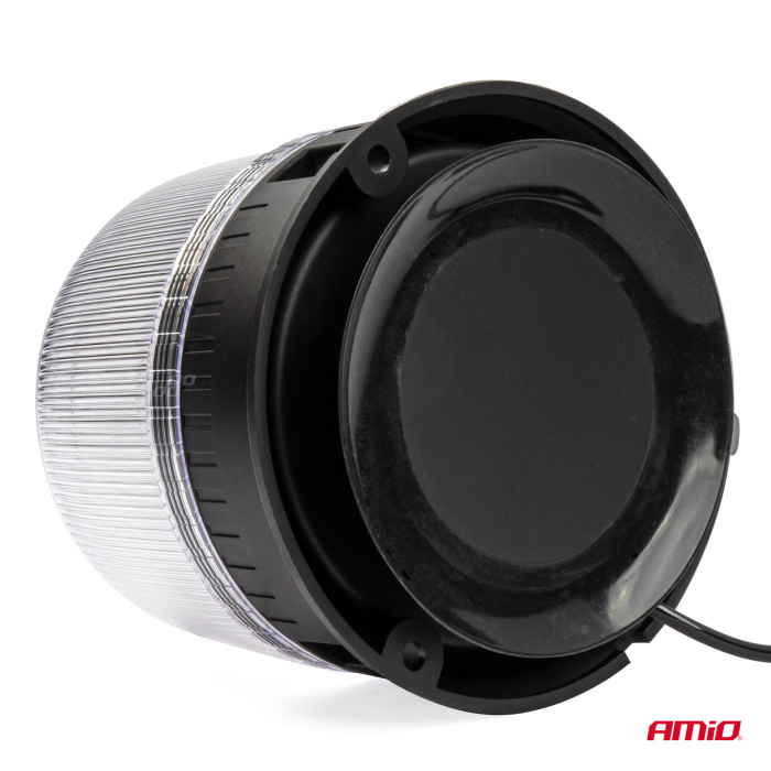 Girofar W25m Magnetic / 3 suruburi R65 R10 24LED 12/24V IP66 [5]