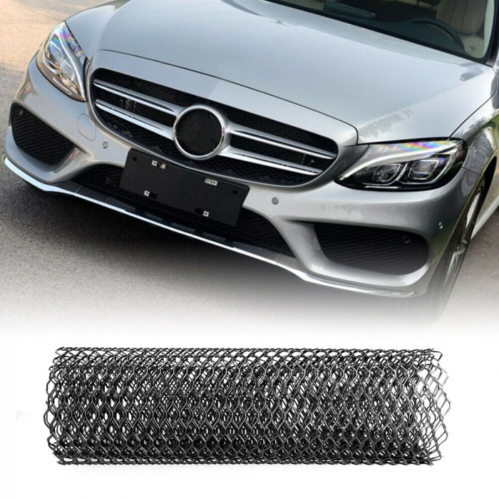 Grila Sport Tuning Aluminiu decupabila 100 x 33cm Neagra [1]