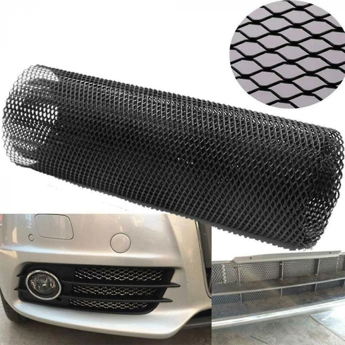 Grila Sport Tuning Aluminiu decupabila 100 x 33cm Neagra [8]