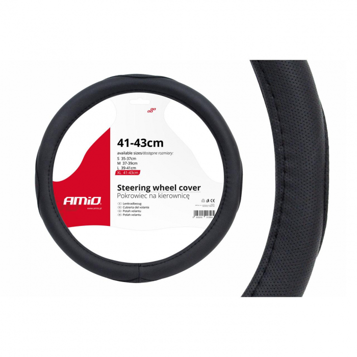 Husa volan neagra SWC-09-XL (41-43cm) [1]