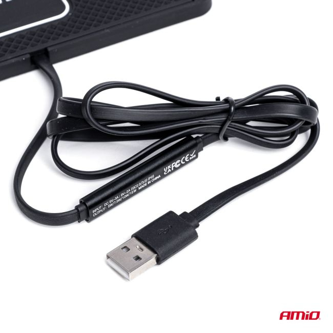 Incarcator auto wireless pentru telefon cu incarcare rapida, 15W [3]