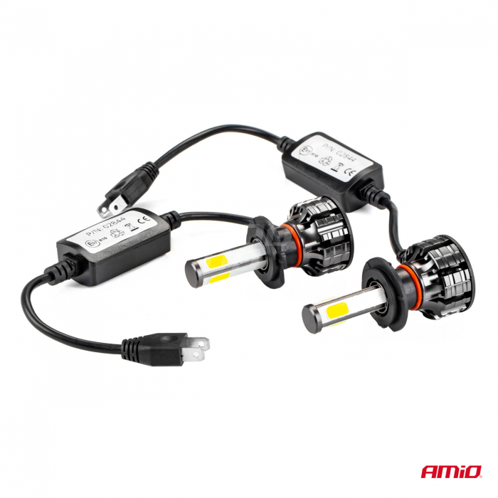 Instalatie LED COB 2Side AMiO, compatibil H7 [3]