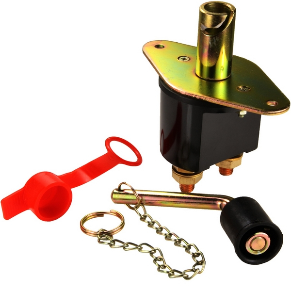 Intrerupator "Contact General" dimensiune MARE pentru Camioane, 12V - 24V, cu cheie metalica [2]