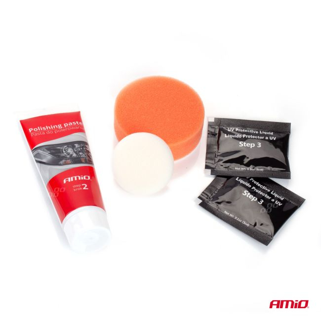 Kit complet pentru lustruire si restaurare faruri, AVX-AM02892 [6]