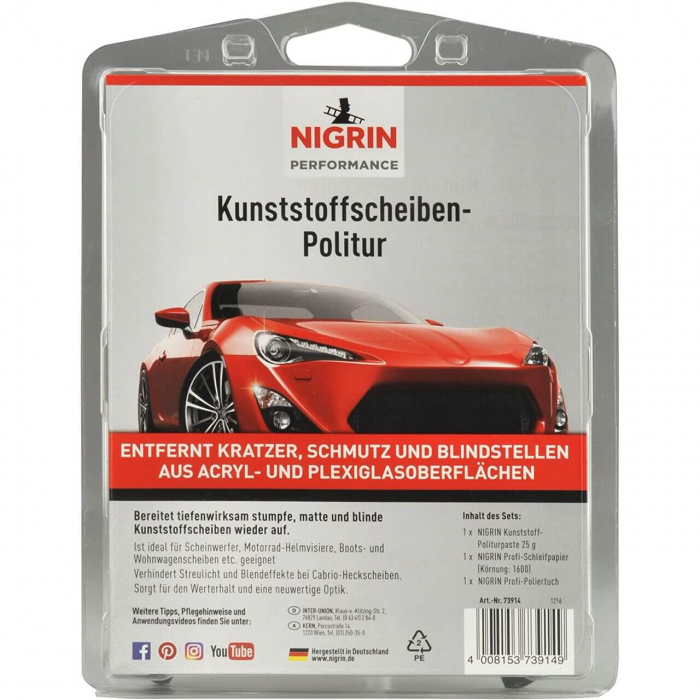Kit polish plexi Nigrin Performance [3]