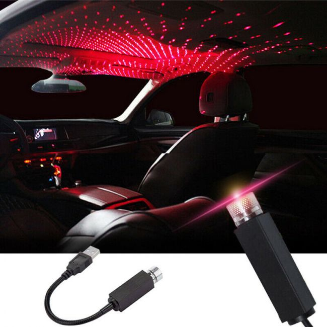 Lampa cu laser pentru plafon auto SkyLight cu alimentare USB [2]