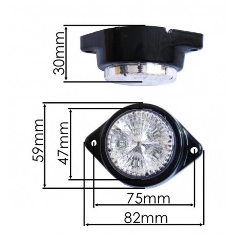 Lampa LED 24V alba 14x67 [6]