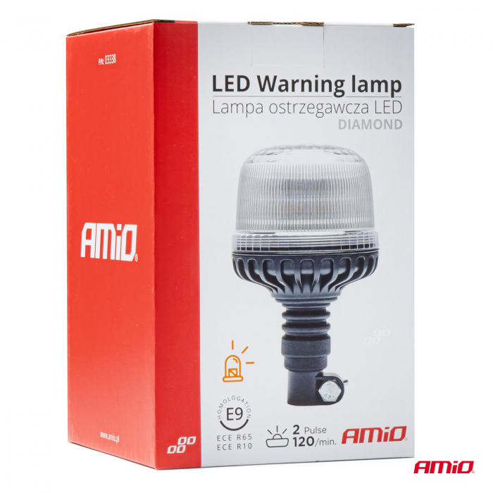 Lampa stroboscopica 12-24V 24LED IP66 cu prindere pe suport [7]