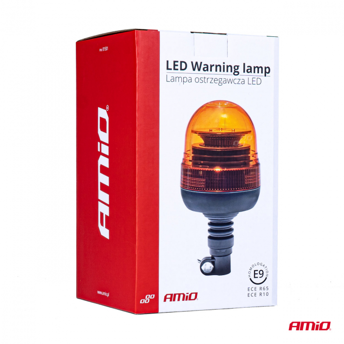 Lampa stroboscopica 12/24V, 39LED, WAR09P, ECE R10 R65, IP56 [2]