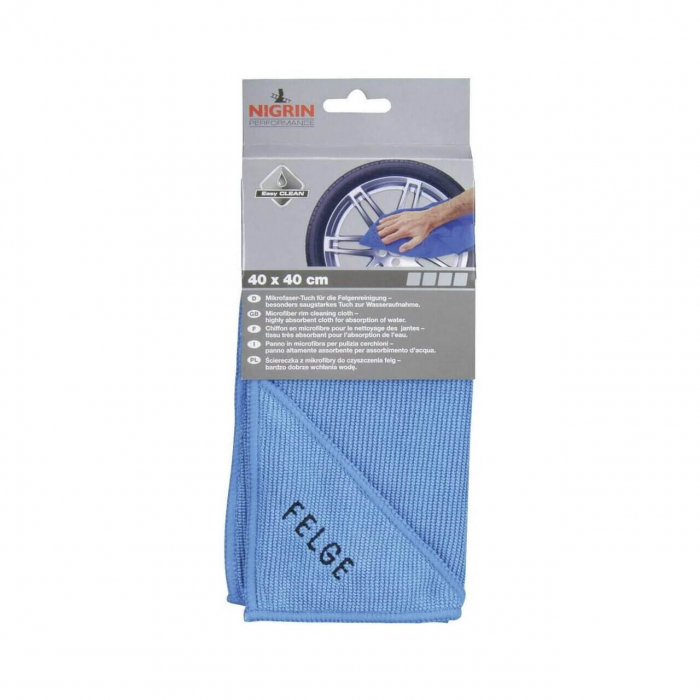 Laveta microfibra jante auto 40x40 NIGRIN [2]