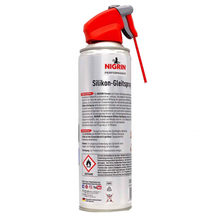 Spray lubrifiant cu silicon 500ml Nigrin - BAURENT PIESE [2]