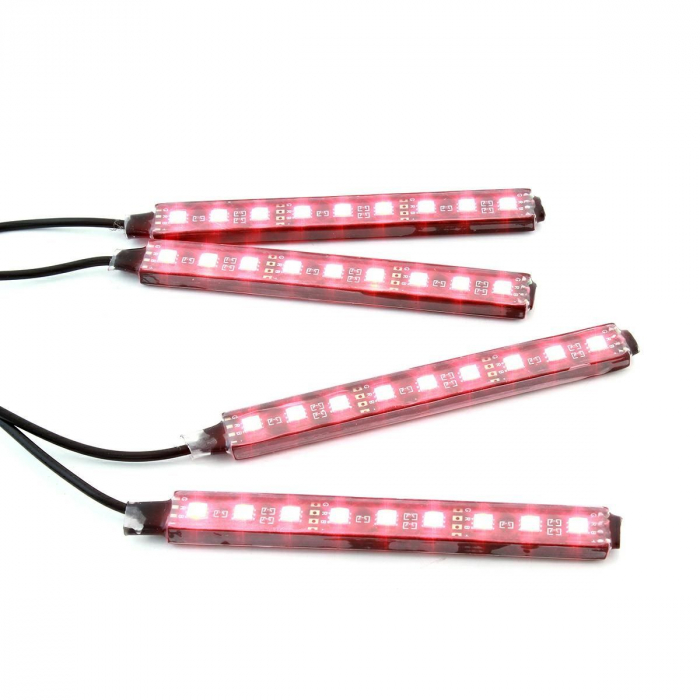 Lumini UnderCar LED - RGB pentru interior sau exterior cu Bluetooth - 12cm ZD65B [5]