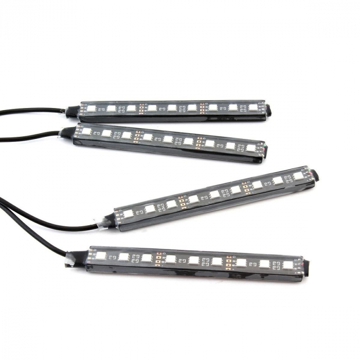 Lumini UnderCar LED - RGB pentru interior sau exterior cu Bluetooth - 12cm ZD65B [8]