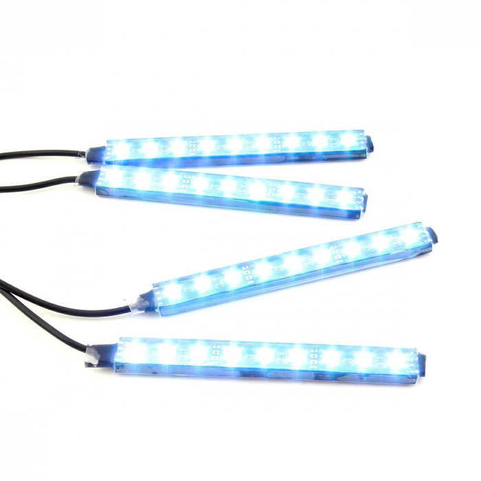 Lumini UnderCar LED - RGB pentru interior sau exterior cu Bluetooth - 12cm ZD65B [2]