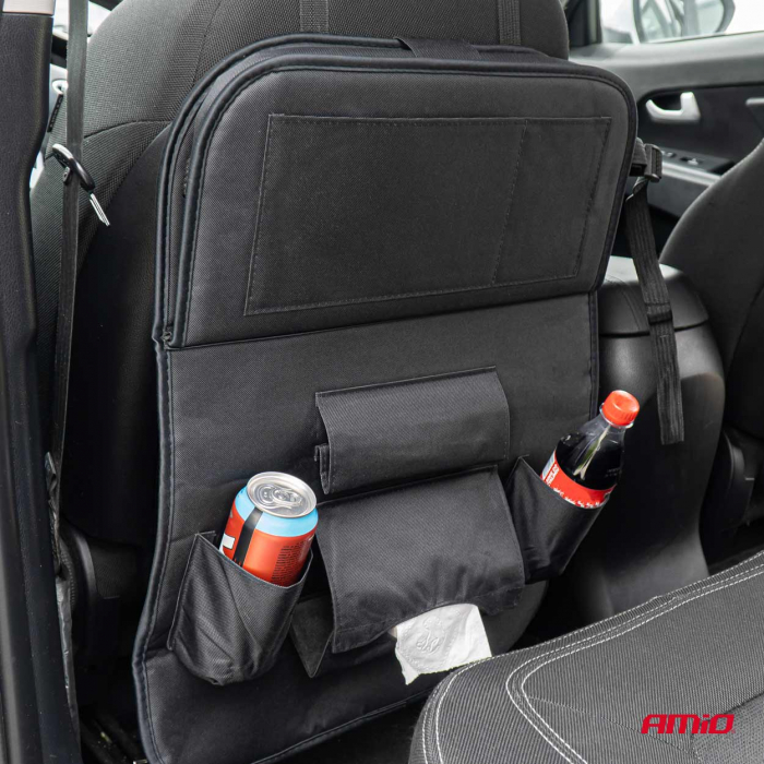 Organizator auto cu masa rabatabila, montaj pe spatarul scaunului [5]