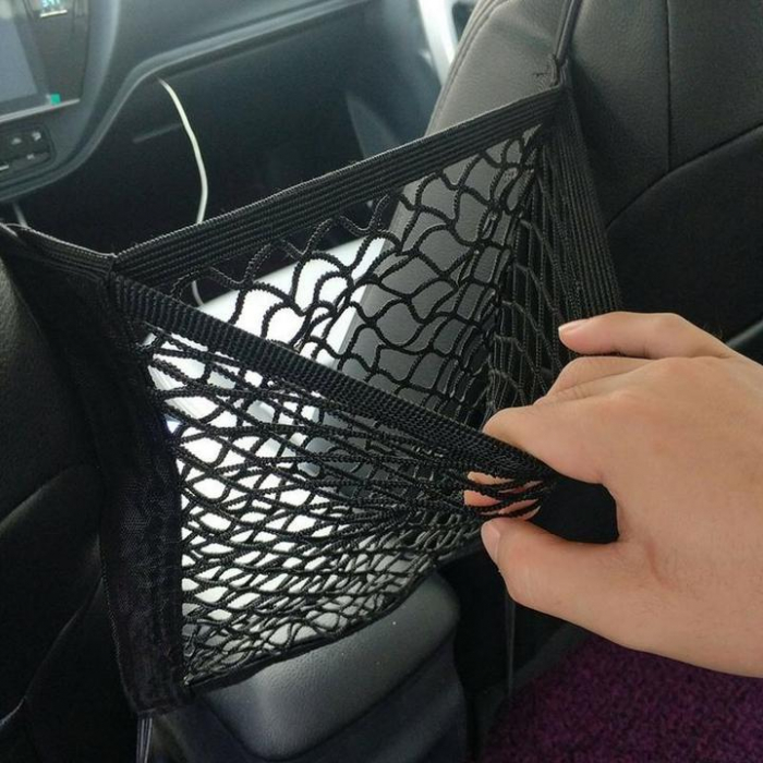 Organizator auto din plasa elastica pentru depozitare bagaje [1]