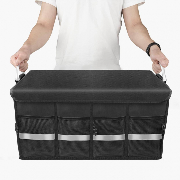 Organizator portbagaj auto XXL 60kg cu manere din aluminiu [3]