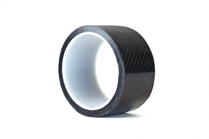 Ornament carbon 5D NEGRU pentru praguri si bandouri 1.5mx5cm [3]
