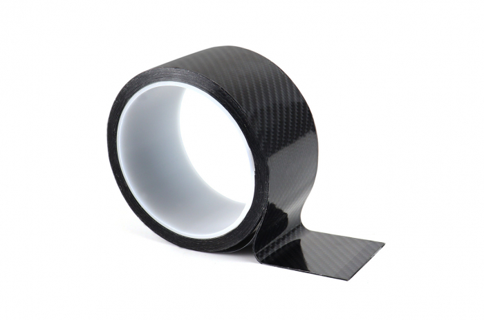 Ornament carbon 5D NEGRU pentru praguri si bandouri 1.5mx5cm [2]