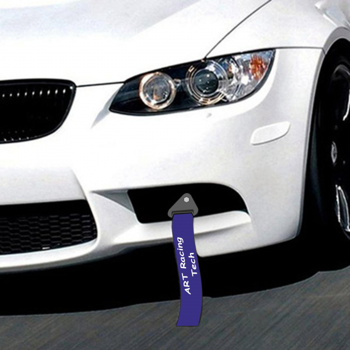 Ornament Racing de tip Curea/Sufa pentru carlig de remorcare, culoare Albastru [1]
