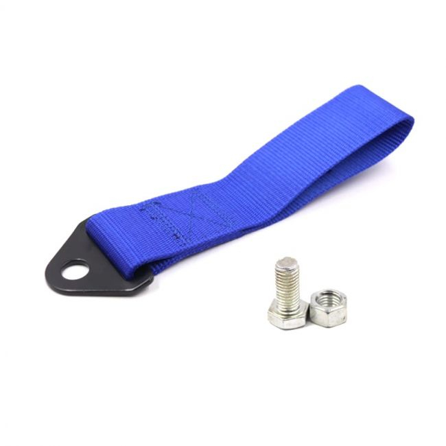 Ornament Racing de tip Curea/Sufa pentru carlig de remorcare, culoare Albastru [2]