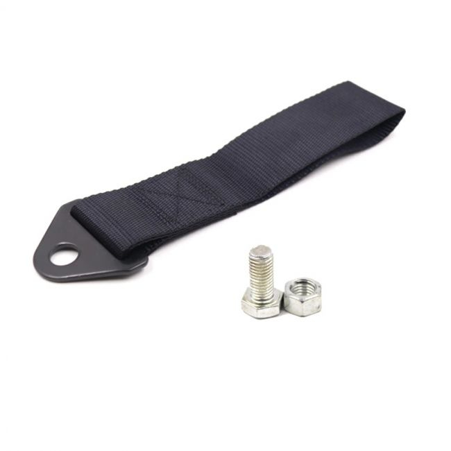 Ornament Racing de tip Curea/Sufa pentru carlig de remorcare, culoare Negru [2]