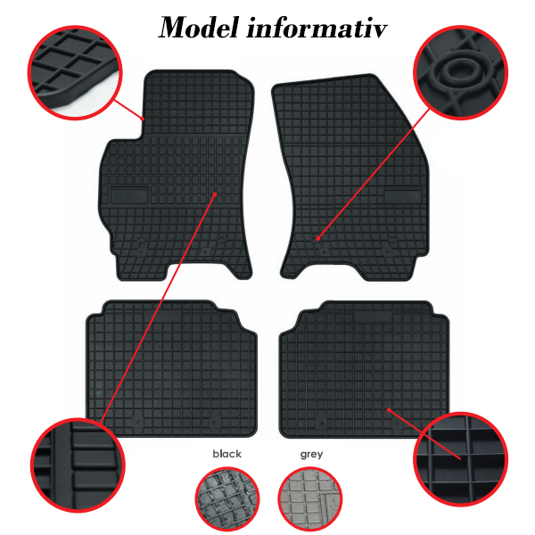 Presuri cauciuc AUDI A2 2000-2005 ( 546368, P100 ) [2]