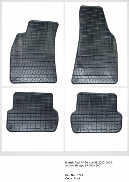Presuri AUDI A4 B6 din cauciuc typ8E 2000-2004 ( 0729, P30 ) [3]