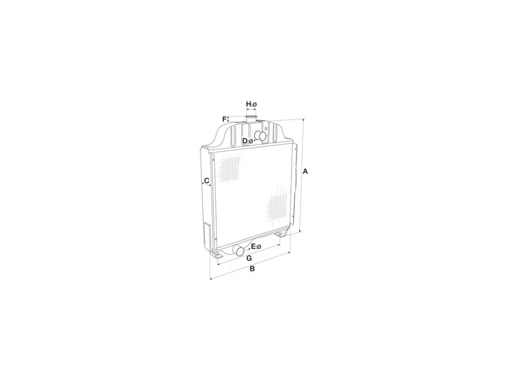 Radiator racire apa Manitou K922057 - K922058 [2]