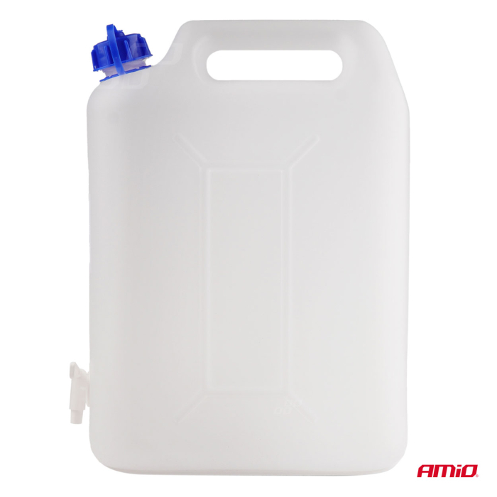 Recipient apă cu robinet 20L AMIO-03204 – Canistră plastic HDPE pentru camioane, utilaje, rulote și autocare [3]