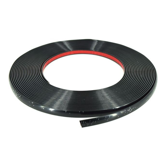 Rola ornament cu autoadeziv 12mm x 15m negru lucios [3]